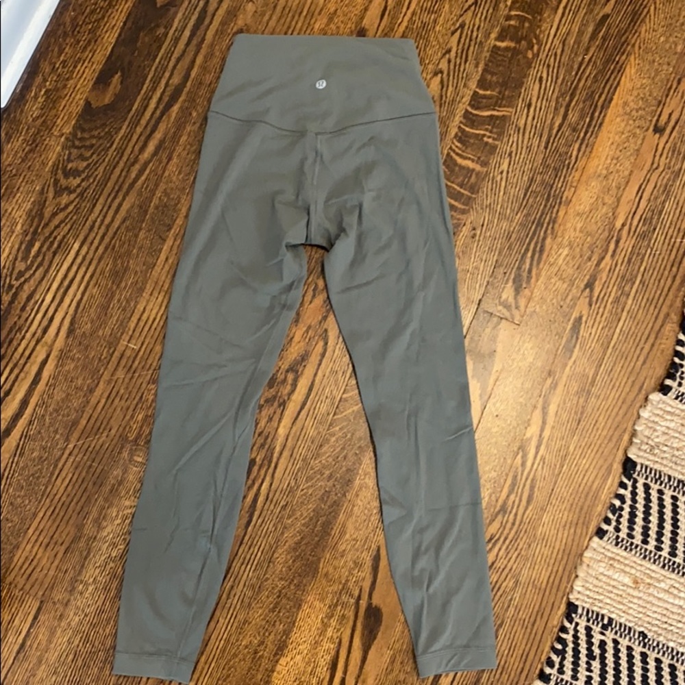 Grey sage lululemon align 25”
